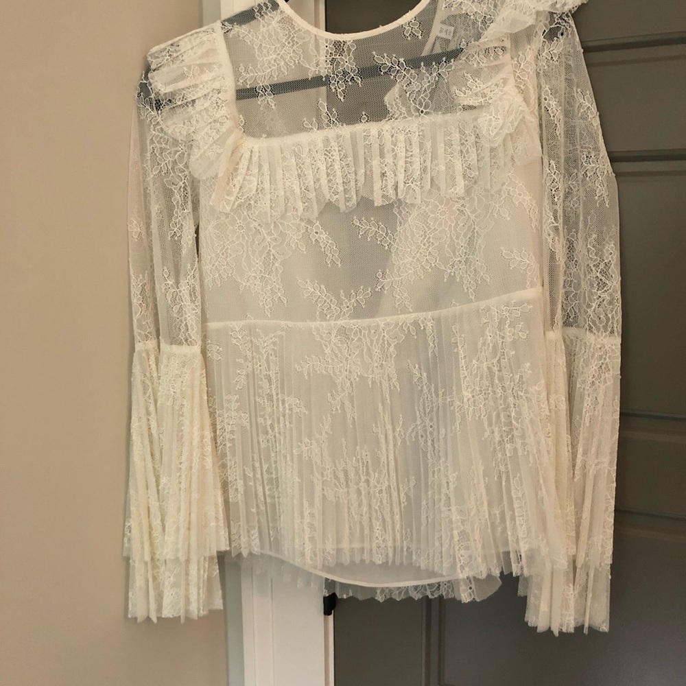 & Other Stories Lace Top